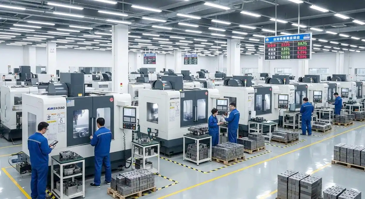 金属加工车间实拍