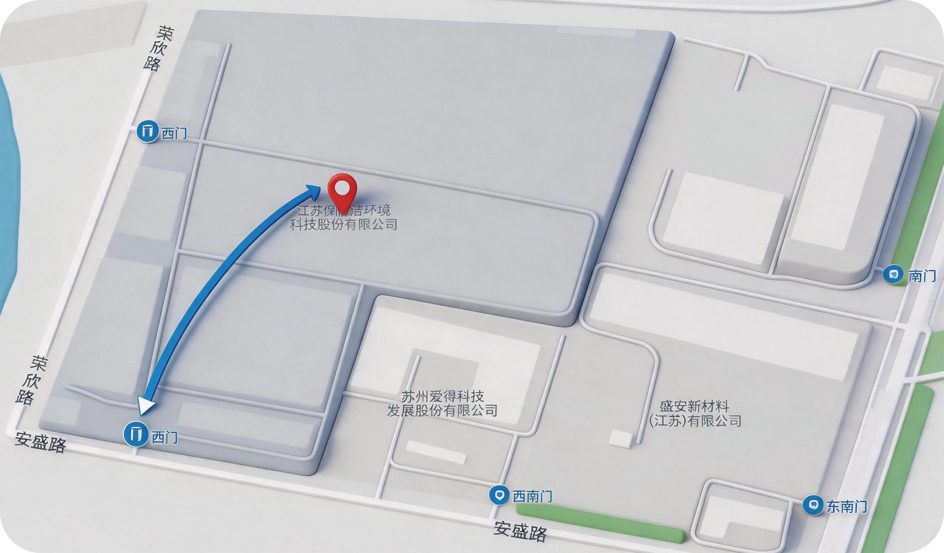 保丽洁总部地图